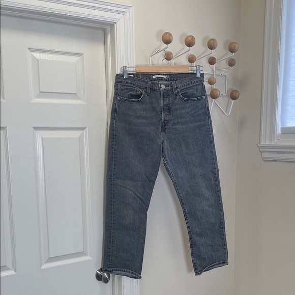 Levi's - Wedgie Straight Denim Jeans - Light Black - 30x26 - Picture 2 of 14